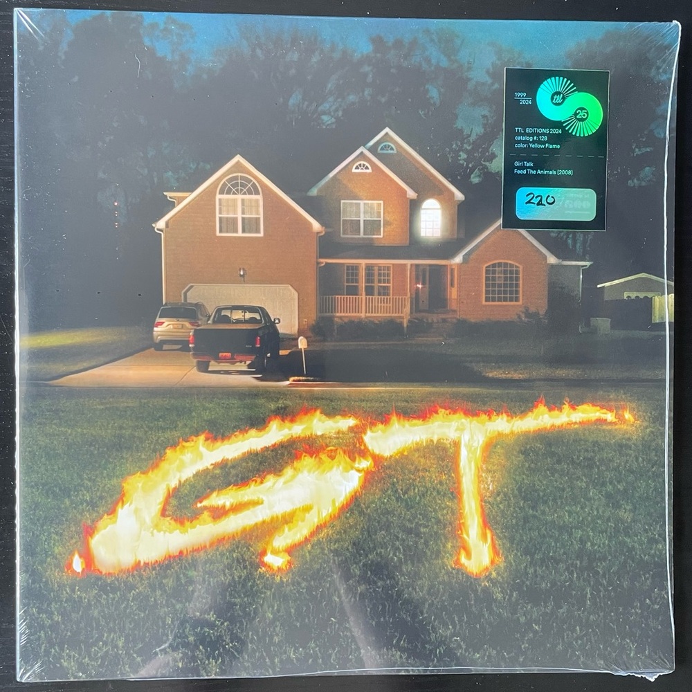 GIRL TALK: Feed The Animals 2LP Colored Vinyl Turntable Lab Exclusive LE 220/500